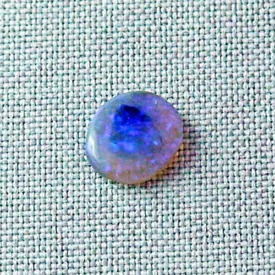 Lightning Ridge Black Crystal Opal 2,30 ct. aus Australien - Opale mit Zertifikat kaufen - Schöner Multicolor Black Crystal Opal 11,66 x 10,34 x 3,04 mm-1