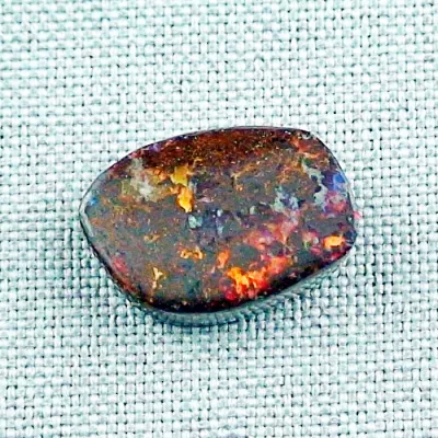 Koroit Boulder Opal 10,64 ct. aus Australien - Opale mit Zertifikat online kaufen - Multicolor Boulder Opal 18,38 x 13,44 x 4,81 mm für Opalschmuck-5