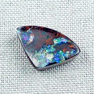 Koroit Boulder Opal 10,81 ct. aus Australien - Opale mit Zertifikat online kaufen - Multicolor Boulder Opal 21,69 x 14,12 x 4,67 mm  für Opalschmuck-2
