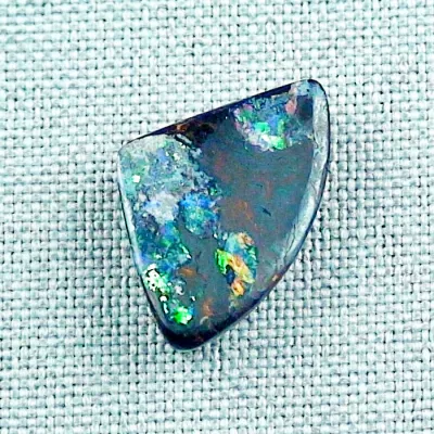 Koroit Boulder Opal 10,81 ct. aus Australien - Opale mit Zertifikat online kaufen - Multicolor Boulder Opal 21,69 x 14,12 x 4,67 mm  für Opalschmuck-4