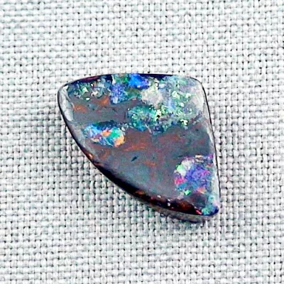 Koroit Boulder Opal 10,81 ct. aus Australien - Opale mit Zertifikat online kaufen - Multicolor Boulder Opal 21,69 x 14,12 x 4,67 mm  für Opalschmuck-6