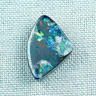 Koroit Boulder Opal 10,81 ct. aus Australien - Opale mit Zertifikat online kaufen - Multicolor Boulder Opal 21,69 x 14,12 x 4,67 mm  für Opalschmuck-7