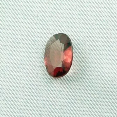 Roter 1,78 ct Granat Garnet im Oval Schliff - Edelsteine mit Zertifikat online kaufen! - Schöner Rhodolite 9,54 x 6,76 x 3,52 mm - Schöner Edelstein