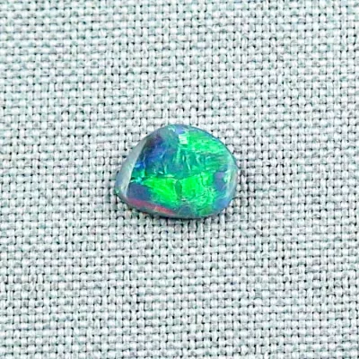 Echter Lightning Ridge Semi Black Opal 1,21 ct. aus Australien - Opale mit Zertifikat online kaufen - Multicolor Vollopal 10,54 x 8,53 x 2,31 mm-5