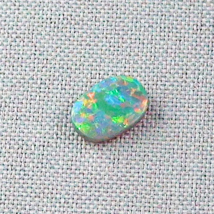Black Crystal Opal 2,63 ct Lightning Ridge multicolor Vollopal