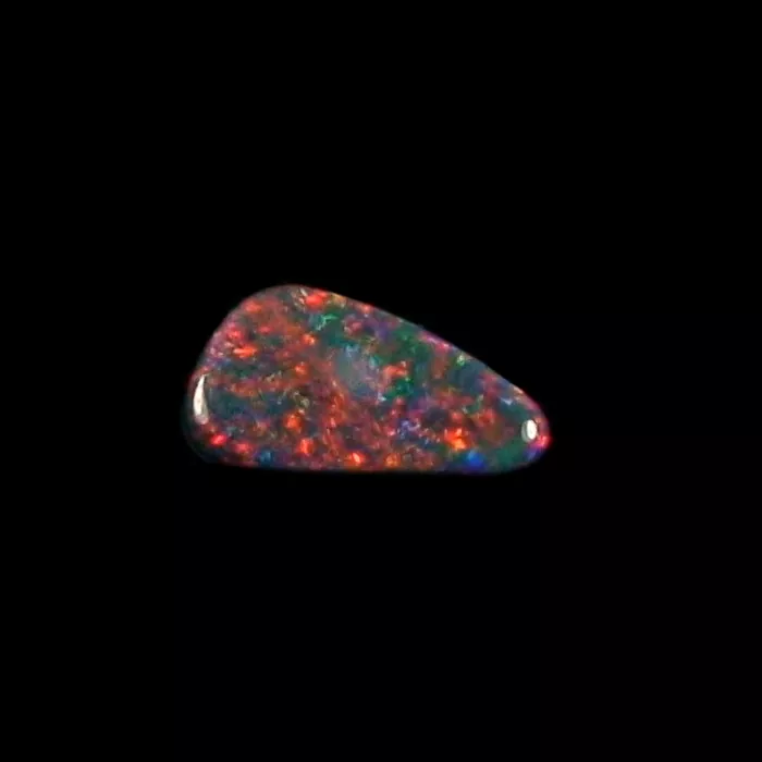 Lightning Ridge Black Opal 1,05 ct Roter Galaxy Multicolor Vollopal