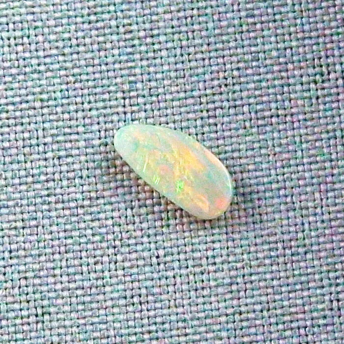 White Opal 1,30 ct Opalstein Multicolor Coober Pedy Australien