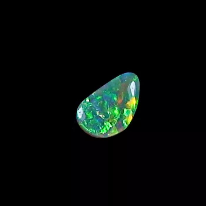 Lightning Ridge Black Crystal Opal 0,99 ct Grüner Vollopal