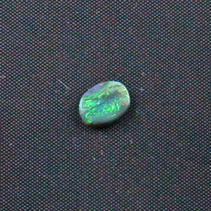 Grüner Lightning Ridge Black Crystal Picture Opal 0,51 ct multicolor