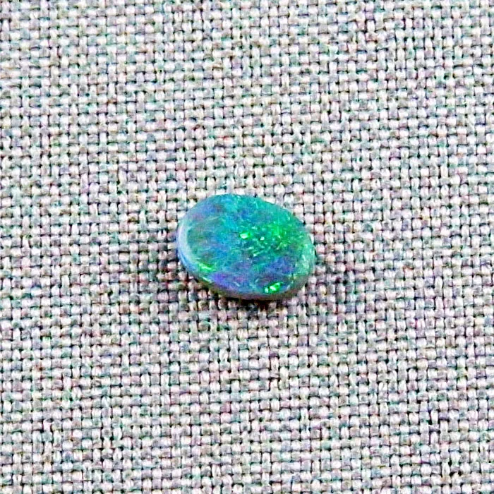 Blau Grüner 1,52 ct Lightning Ridge Semi Black Opal Multicolor