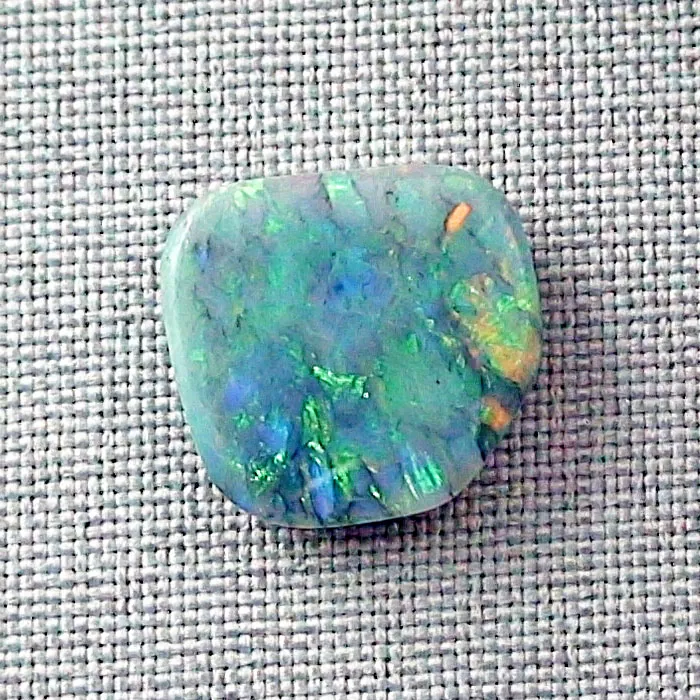 10,28 ct Black Crystal Picture Opal Multicolor Grüner Lightning Ridge Vollopal