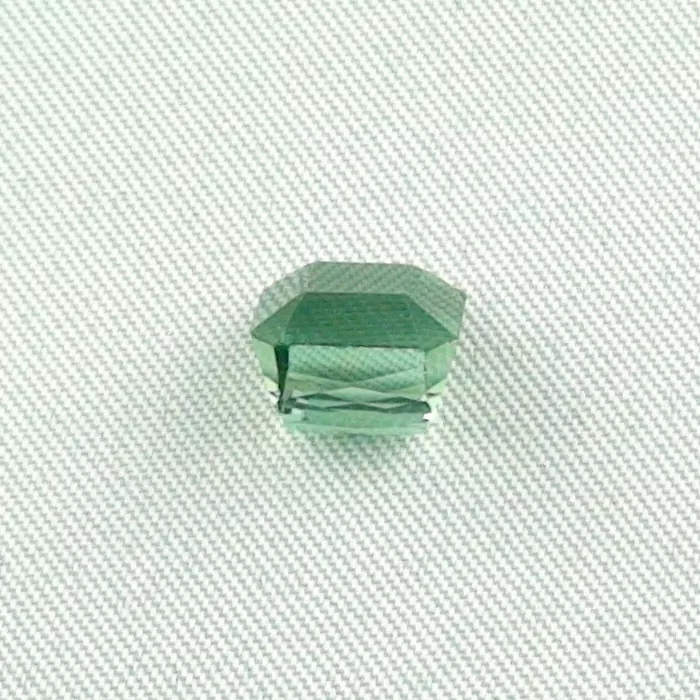 3,88 ct Turmalin Mint Grüner Verdelith Emerald Cut Edelstein