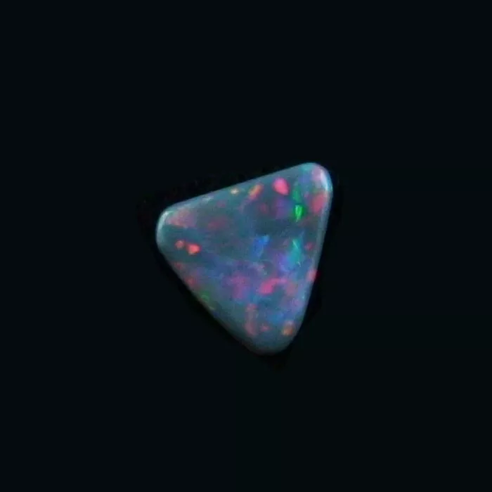 Lightning Ridge Black Opal 0,90 ct Multicolor Vollopal Edelstein