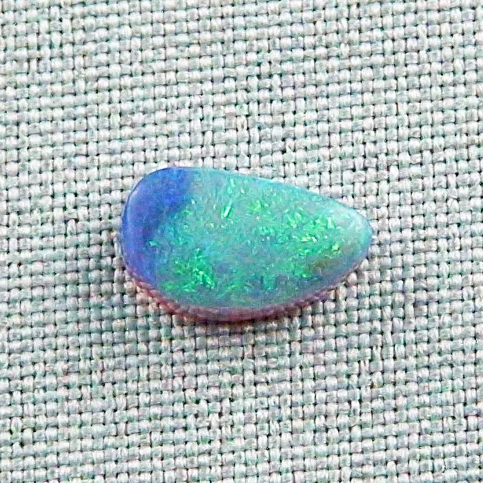 Black Crystal Opal 3,71 ct Grüner Multicolor Vollopal Lightning Ridge