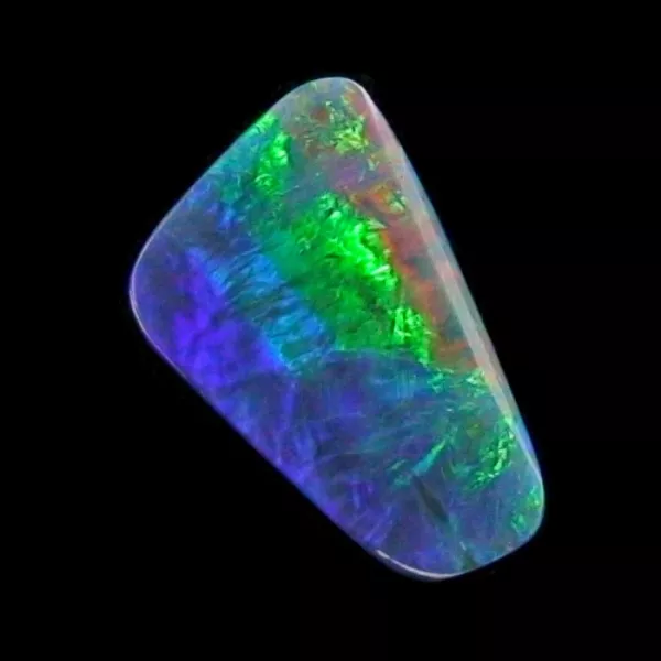 Echter australischer Boulder Opal Edelstein mit 6,90 ct beeindruckendes Multicolor - wie ein Regenbogen