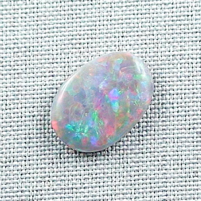 5,77 ct Black Crystal Opal Multicolor Vollopal Lightning Ridge