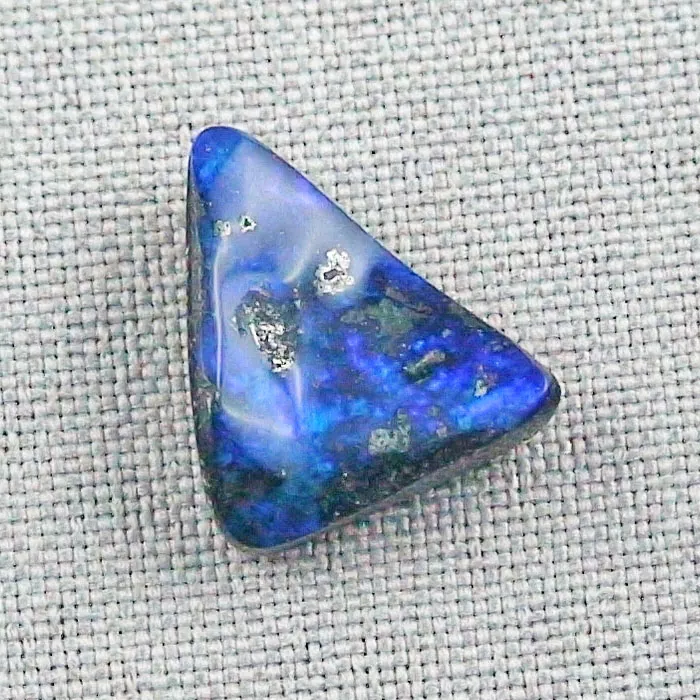 Blauer Boulder Opal 10,23 ct Boulderopal Schmuckstein für Opalschmuck