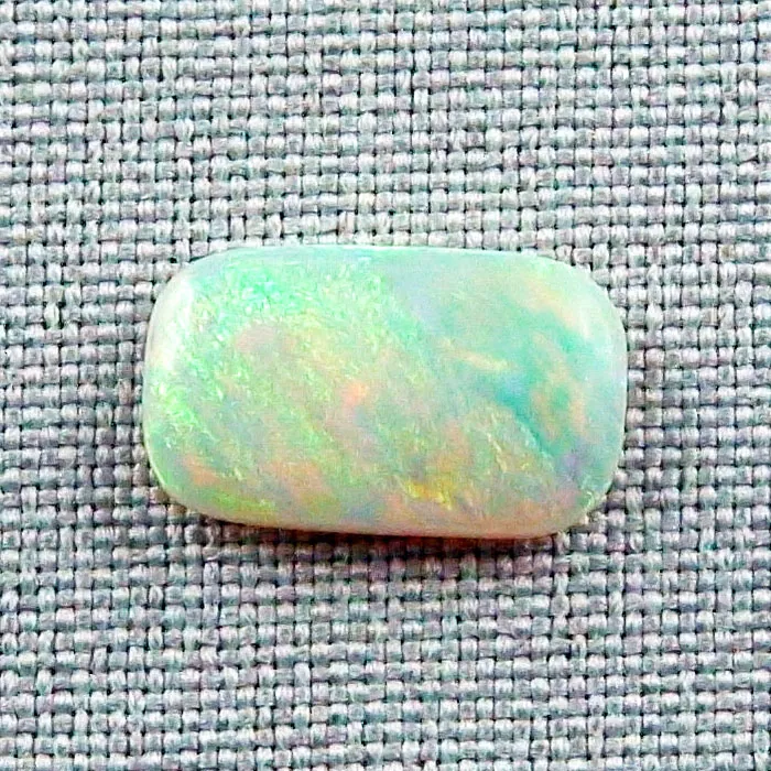 4.65 ct White Opal Multicolor Lightning Ridge Australien Vollopal