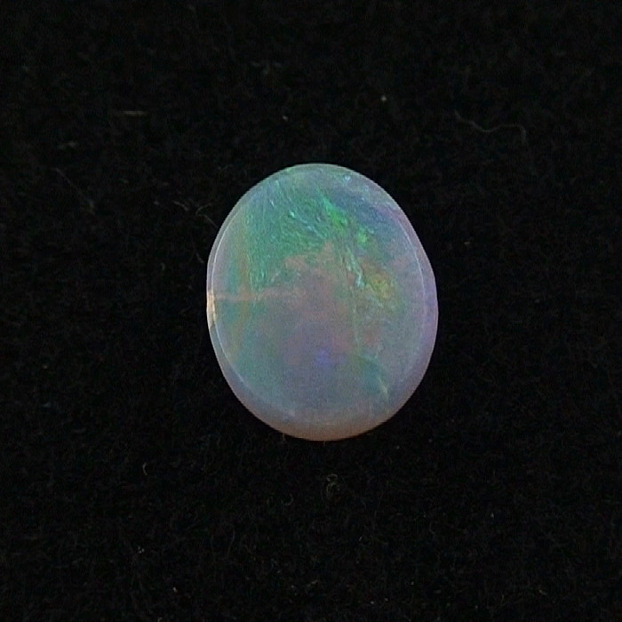 Black Crystal Opal 1,34 ct. - 9,54 x 7,62 x 2,87 mm - Multicolor Opalstein