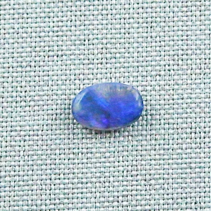 Blauer 1,19 ct Black Crystal Opal Multicolor Vollopal Lightning Ridge