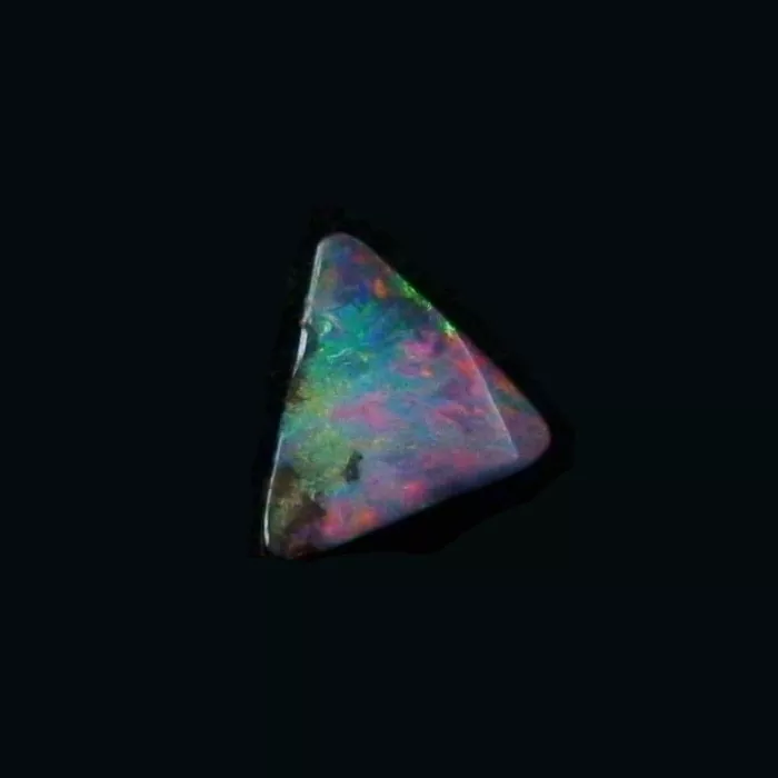 Echter australischer Boulder Opal 2,37 ct multicolor Farbe Multicolor - Lila Grün Blau Rot