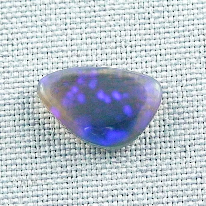 Lightning Ridge Black Crystal Opal 4,05 ct Blau Violetter Vollopal