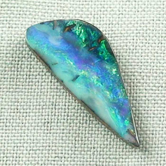 15,75 ct blau grün türkiser Boulder Opal Edelstein
