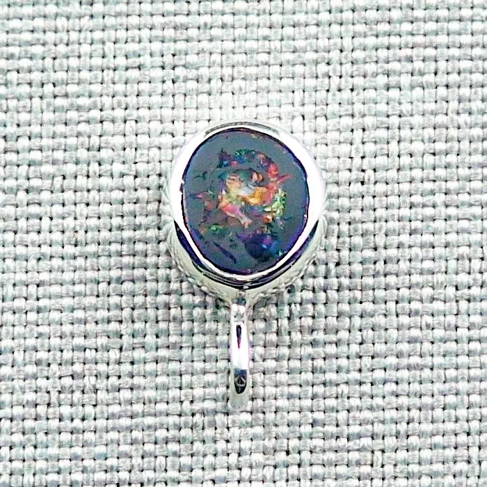 1,12 gr Silberanhänger 935 mit 1,78 ct Koroit Boulder Opal