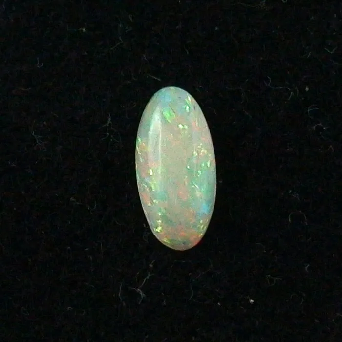 1,07 ct White Opal Lightning Ridge Multicolor Edelstein