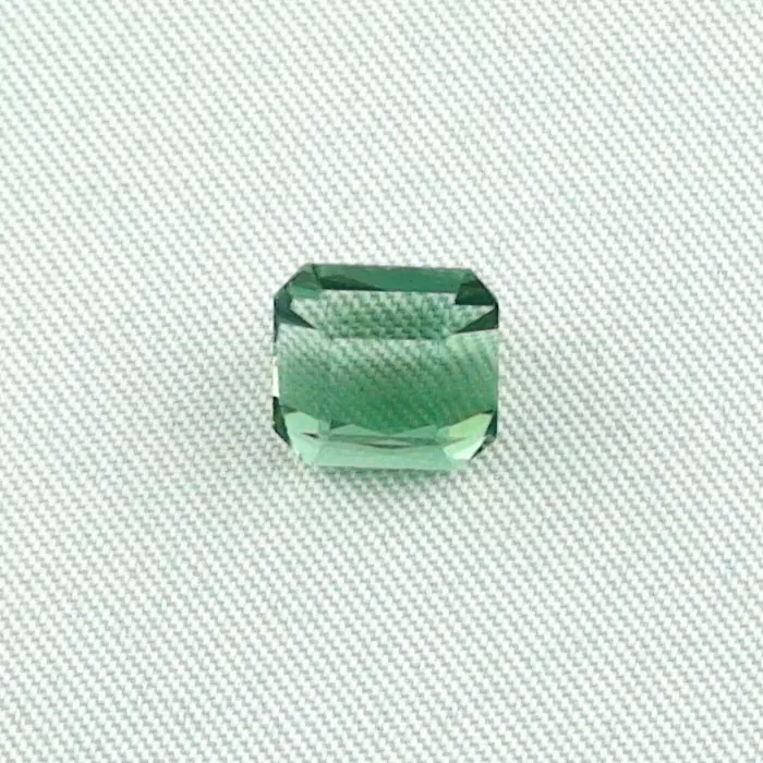 🦚 3,88 ct Turmalin Mint Grüner Verdelith Emerald Cut Edelstein