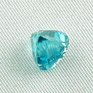 natürlicher Türkis Blauer Zirkon Drop Cut 4,64 ct Edelstein