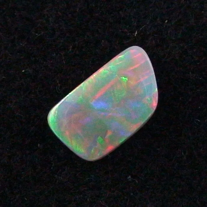 0,96 ct Lightning Ridge Black Crystal Opal Multicolor Vollopal
