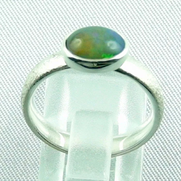 Opalring mit Welo Opal 1,06 ct aus Sterling Silber