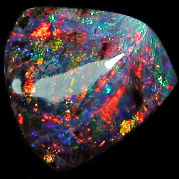 Seltener Investment Boulder Opal 39,90 ct Regenbogen Opal Galaxy
