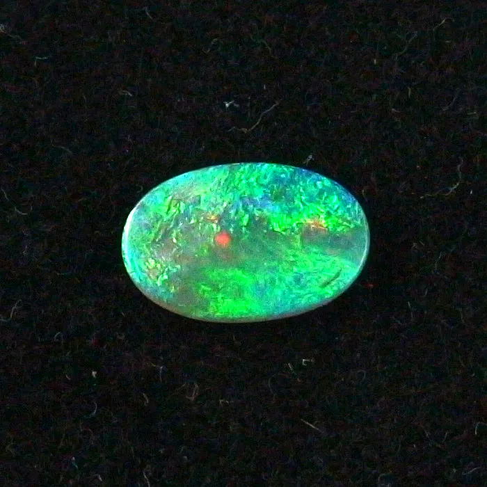 Black Crystal Opal 1,12 ct Multicolor Vollopal