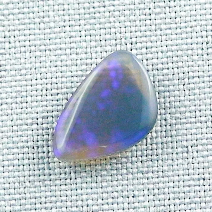 Lightning Ridge Black Crystal Opal 4,05 ct Blau Violetter Vollopal