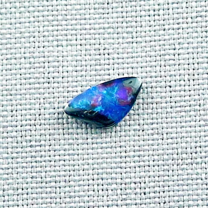 1.32 ct Boulder Opal Opalstein Violett Blauer Edelstein Boulderopal