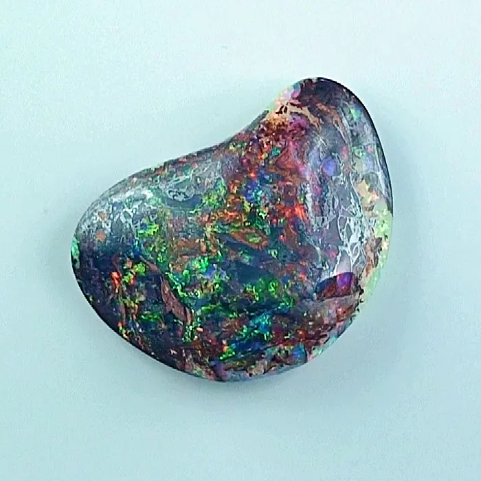 34,34 ct Boulder Opal Opalstein Multicolor Regenbogen Investment Edelstein