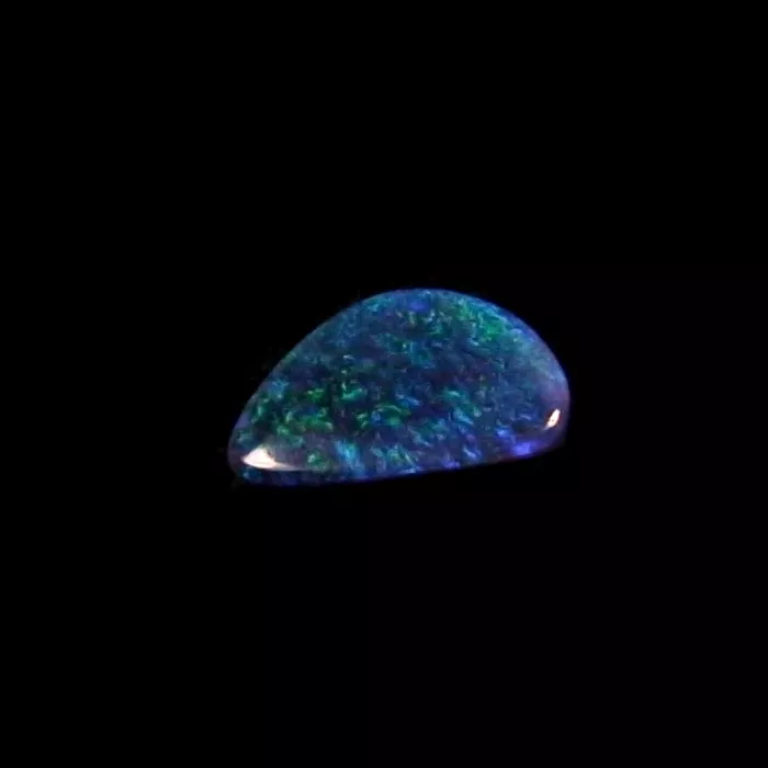 1,34 ct Black Crystal Opal Lightning Ridge Vollopal