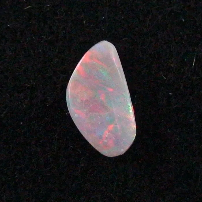 0,99 ct White Opal Multicolor  Lightning Ridge Australien 9,96 x 5,44 x 2,89 mm