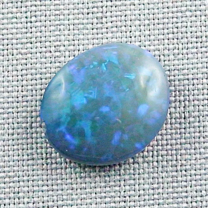 Lightning Ridge Black Crystal Opal 9,23 ct Blauer Multicolor Vollopal