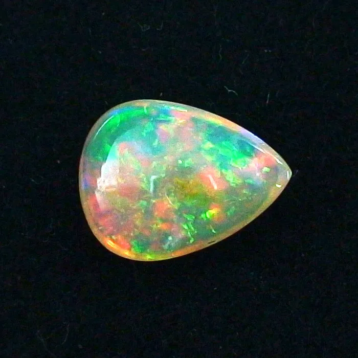 3,60 ct Welo Opal Multicolor - Doppelseitig - Milchopal für Opal Schmuck - Tropfen Schliff