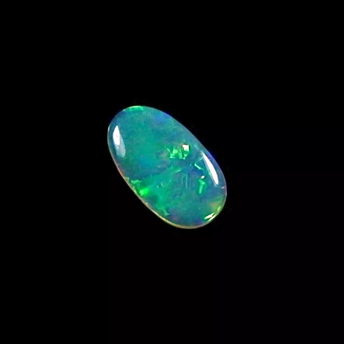 Lightning Ridge Black Crystal Opal 0,92 ct Grüner Vollopal