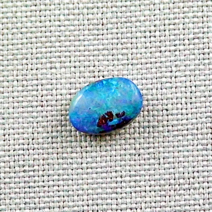 Blauer Opal Boulder 1,83 ct Edelstein 9,80 x 6,97 x 3,53 mm