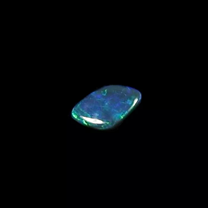 Lightning Ridge Black Opal 0,79 ct Blauer Multicolor Vollopal Edelstein