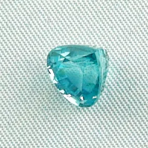 natürlicher Türkis Blauer Zirkon Drop Cut 4,64 ct Edelstein