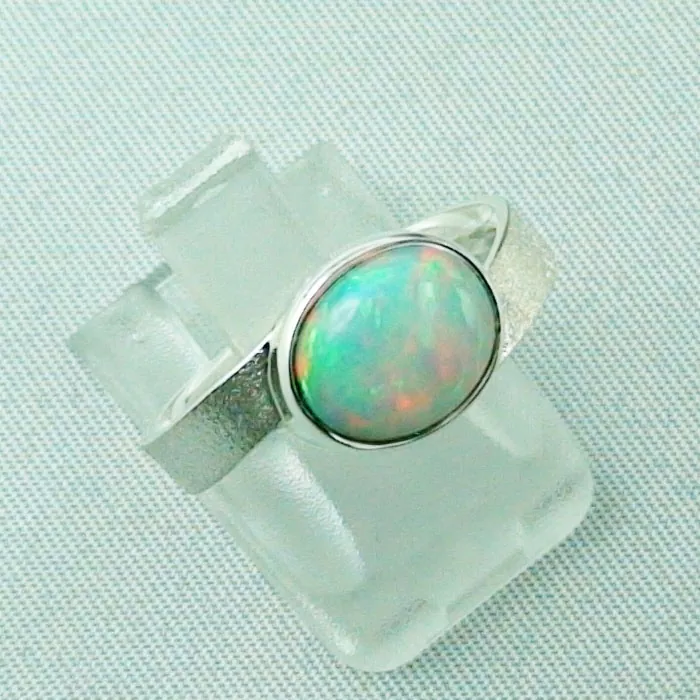 Opalring 935er Silber, 1,69 ct Welo Opal, Damenring