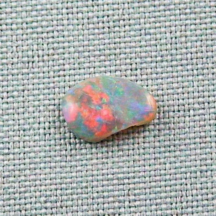 1,52 ct Lightning Ridge Semi Black Opal Roter Multicolor Blackopal