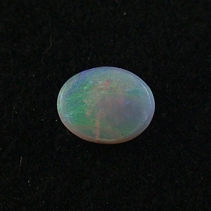 Black Crystal Opal 1,34 ct. - 9,54 x 7,62 x 2,87 mm - Multicolor Opalstein