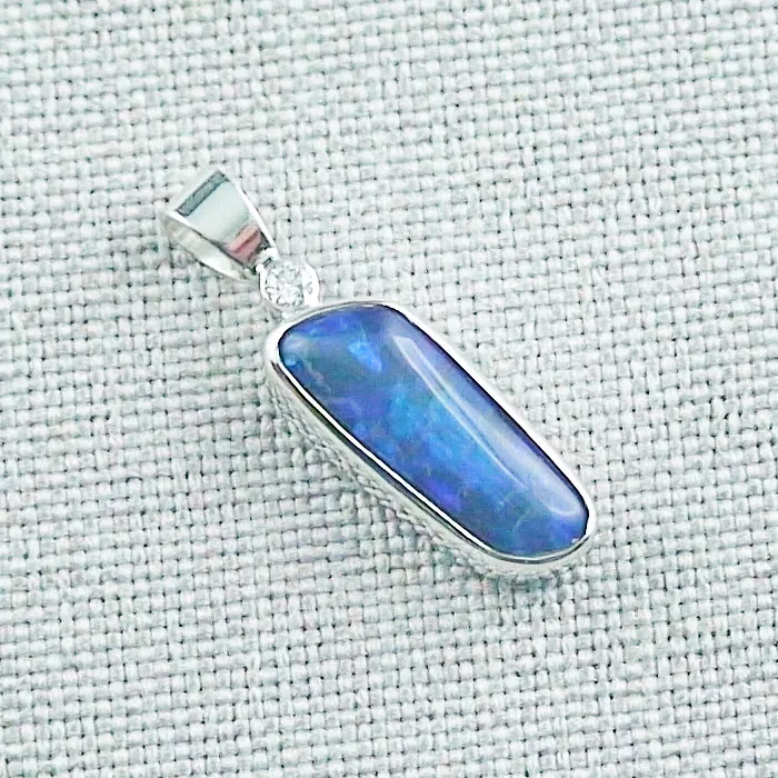 Silberanhäner Black Crystal Opal Ohrringe Welo Opal